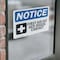 Signmission First Aid Kit AED Inside Cabinet Sign With Symbol, 10 in W x Rectangle, Vinyl Decal OS-2PACK-NS-D-710-L-12734 - alternate 6